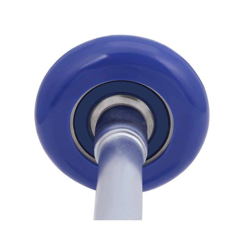 XiKe 10 Pack Blue 2"" Nylon Garage Door Roller 7"" Stem, Quiet/Durable and High Load, Use 6200-2RS Double Seals Precision Bearings. - Image 4